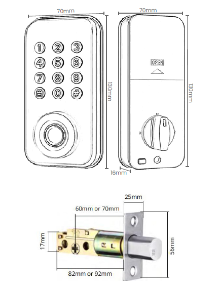 smart lock kadonio 705